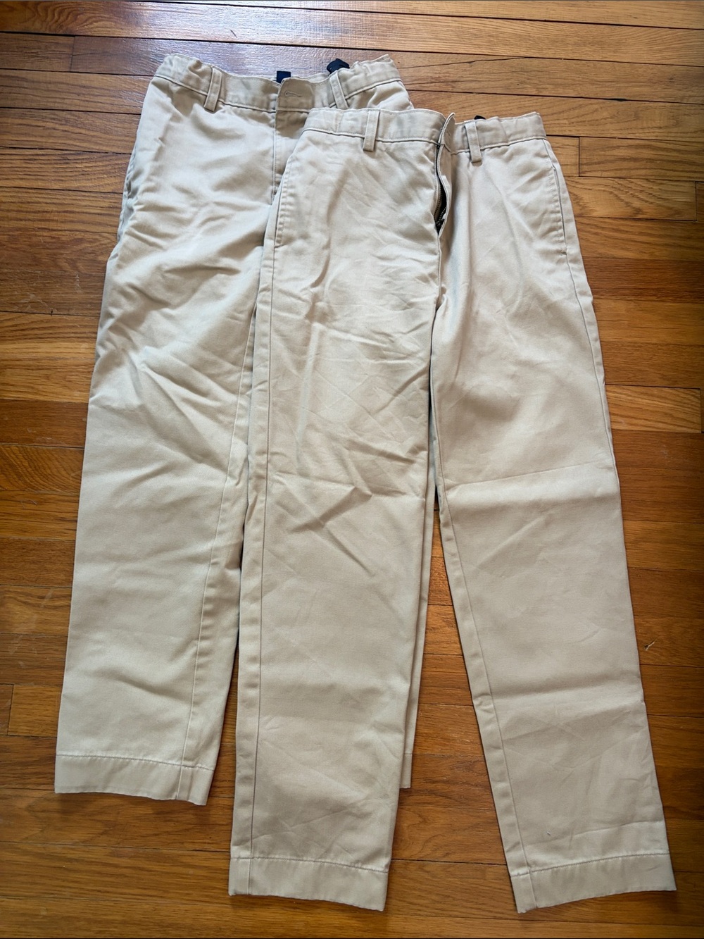 Lands' End Kids Tan Chino Pants